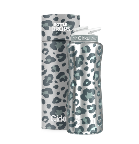 Limited Edition: Silver Leopard 32oz. Stainless Steel Bottle & Lid