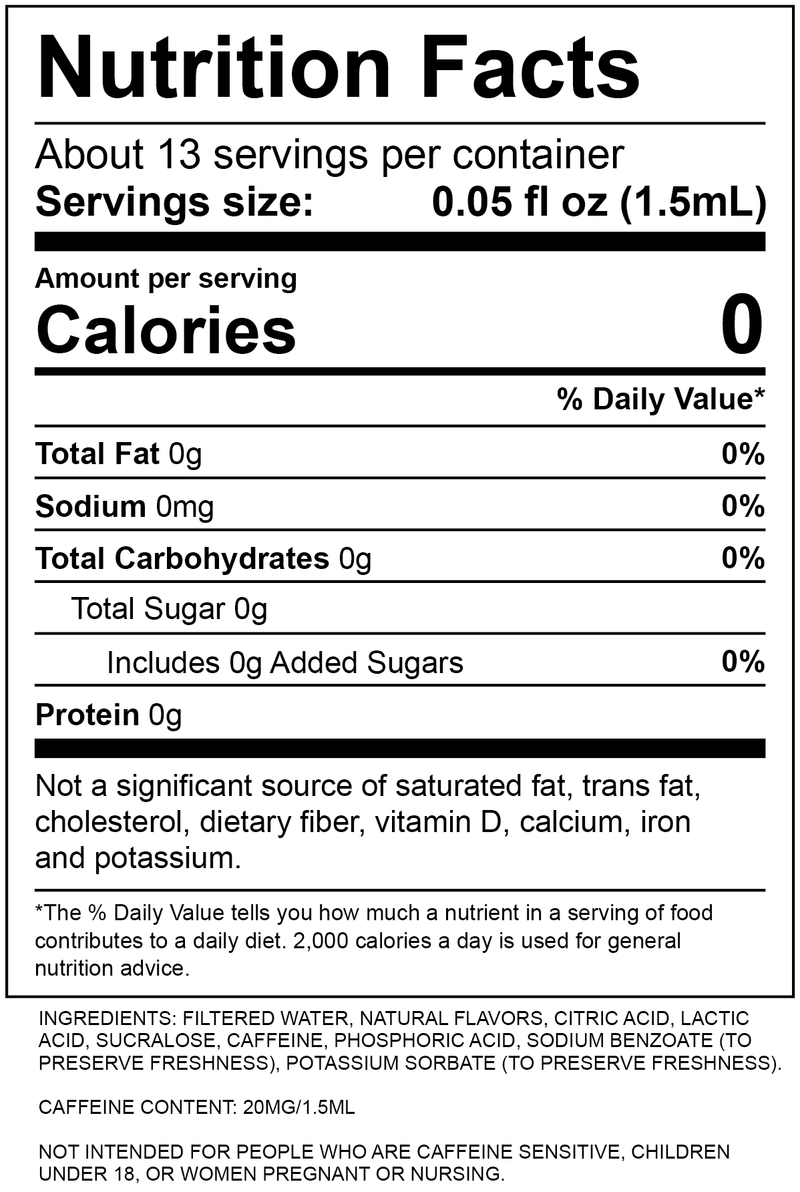 Nutrition Facts & Ingredients