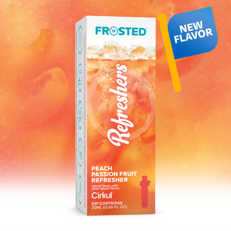 Frosted Peach Passion Fruit Refresher