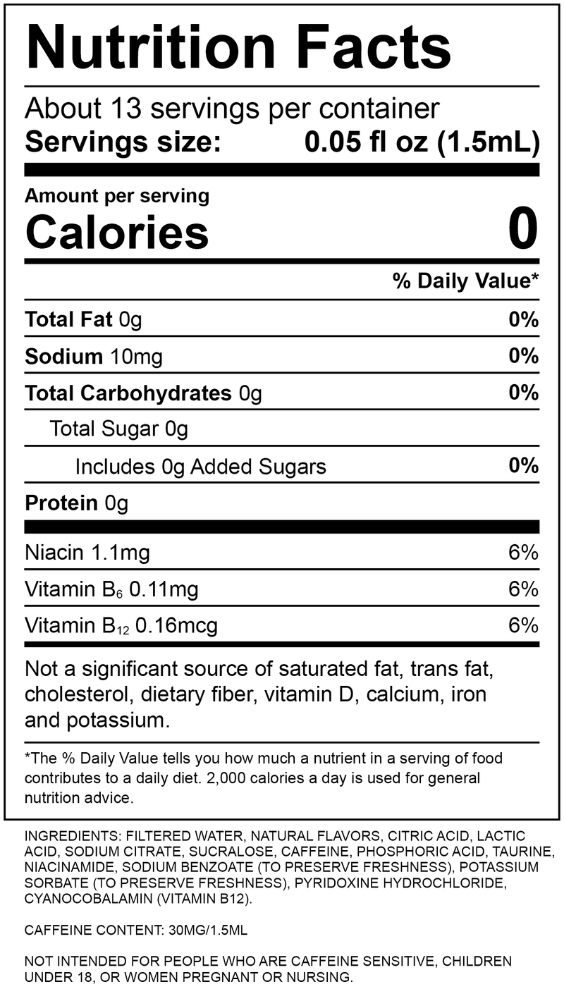 Nutrition Facts & Ingredients
