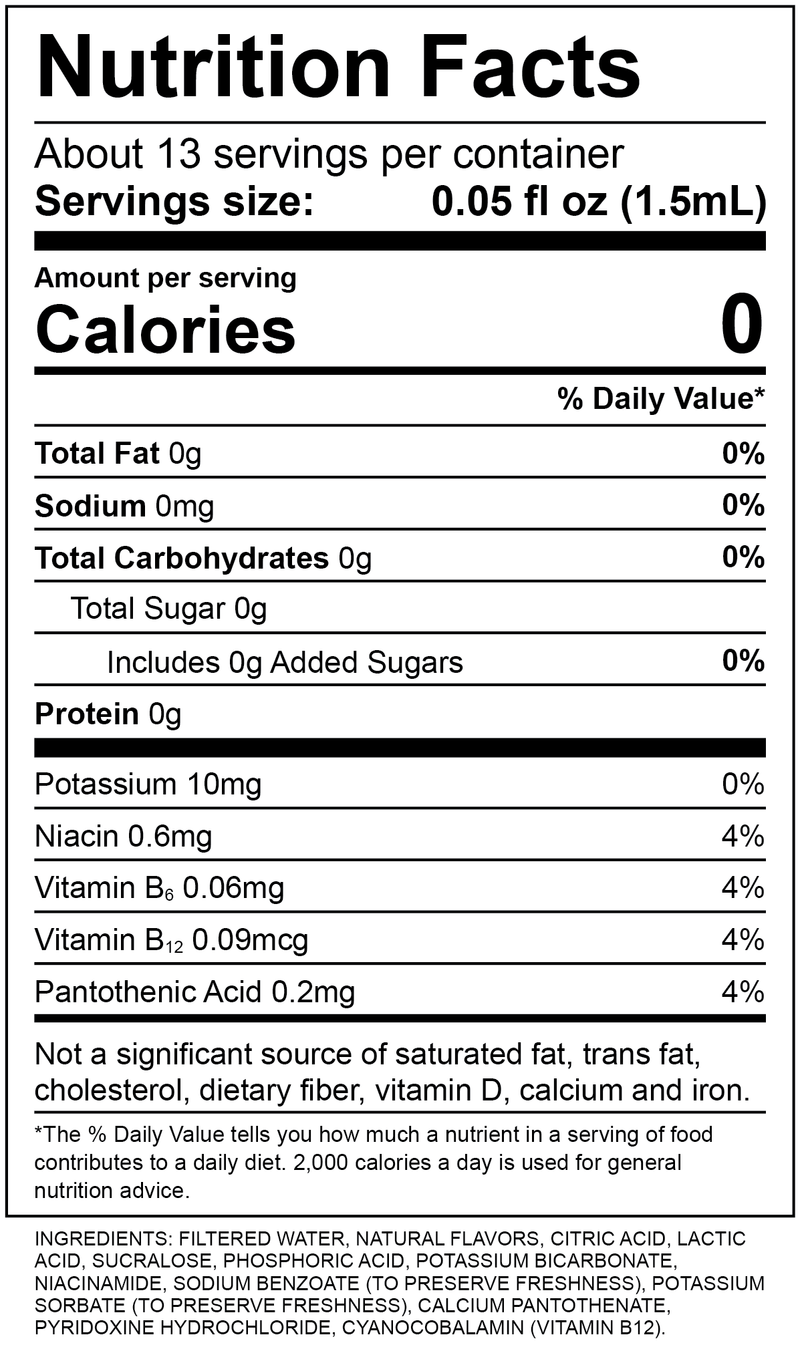 Nutrition Facts & Ingredients