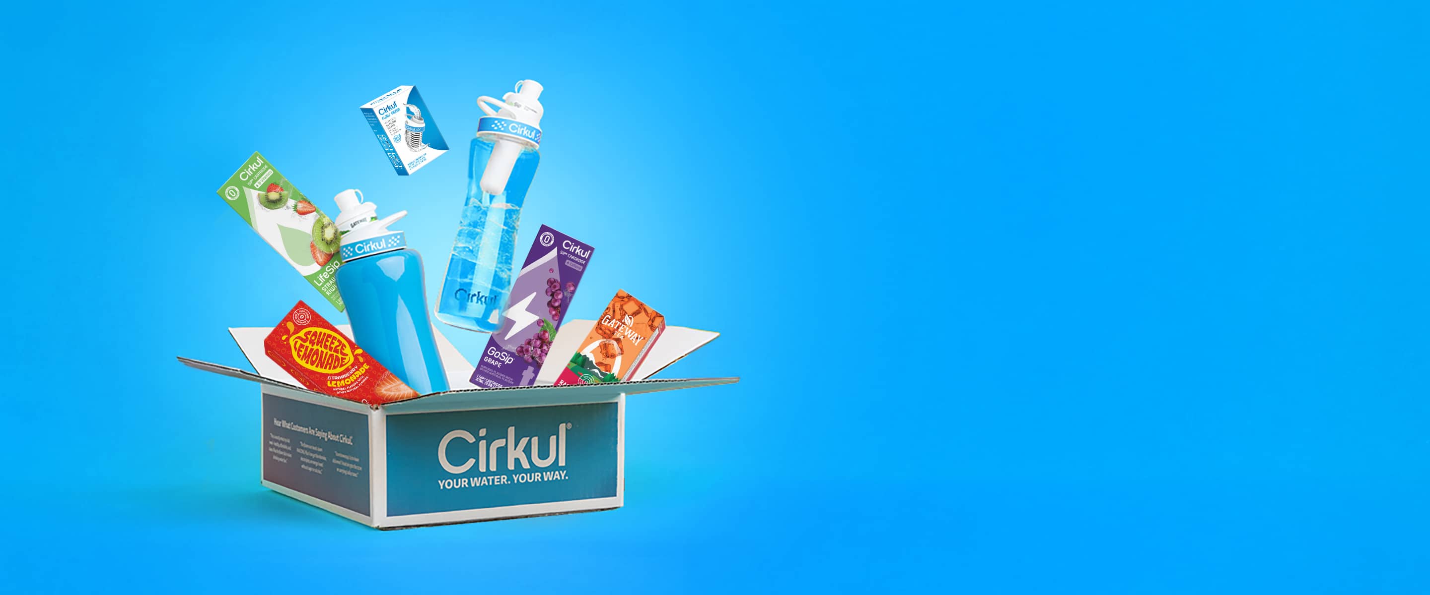 Assorted Cirkul flavors