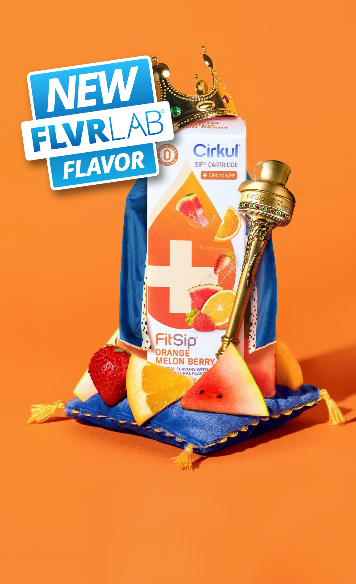 New FLVR LAB Flavor - FitSip Orange Melon Berry