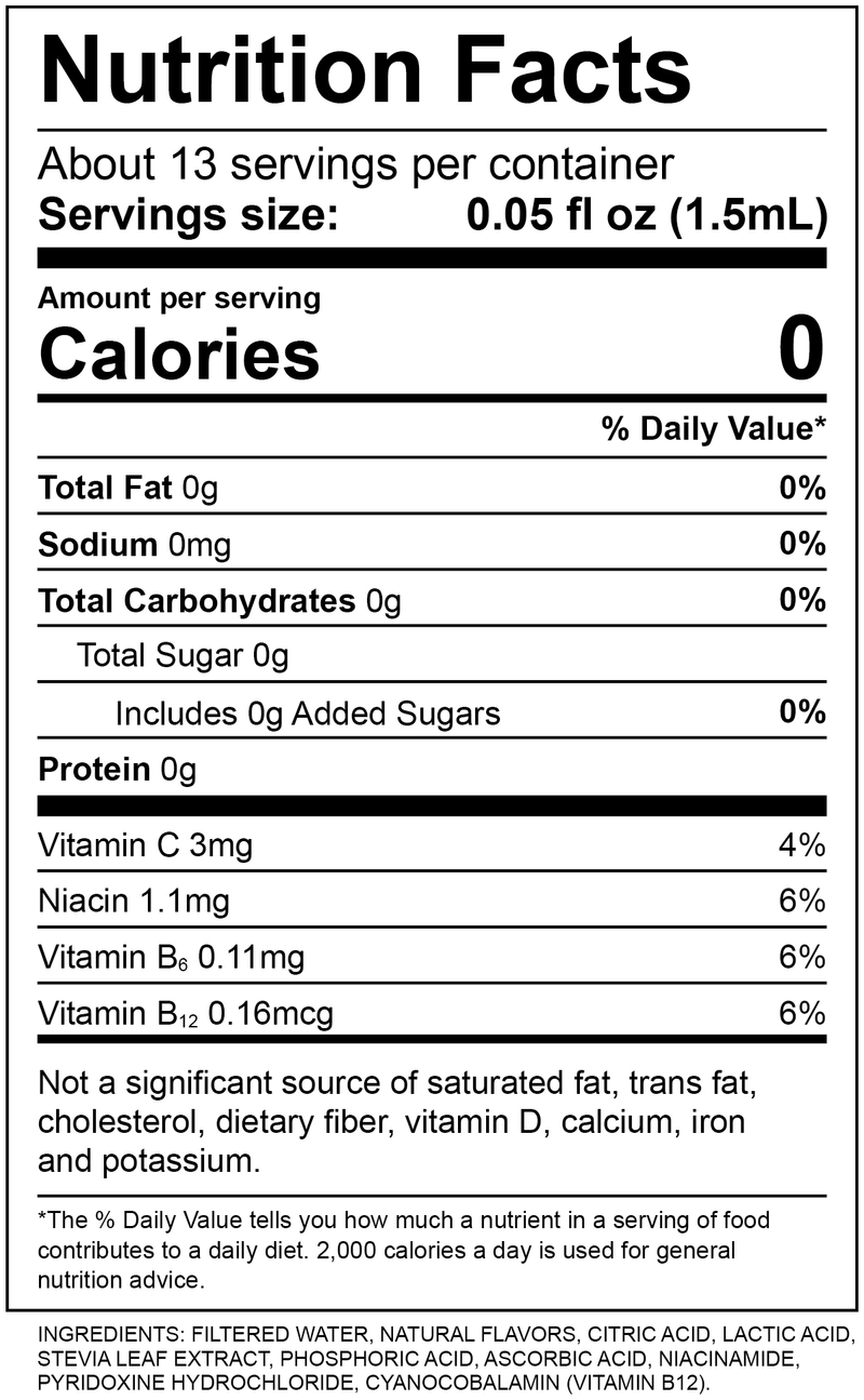 Nutrition Facts & Ingredients