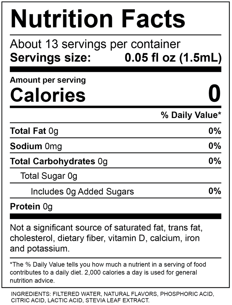Nutrition Facts & Ingredients